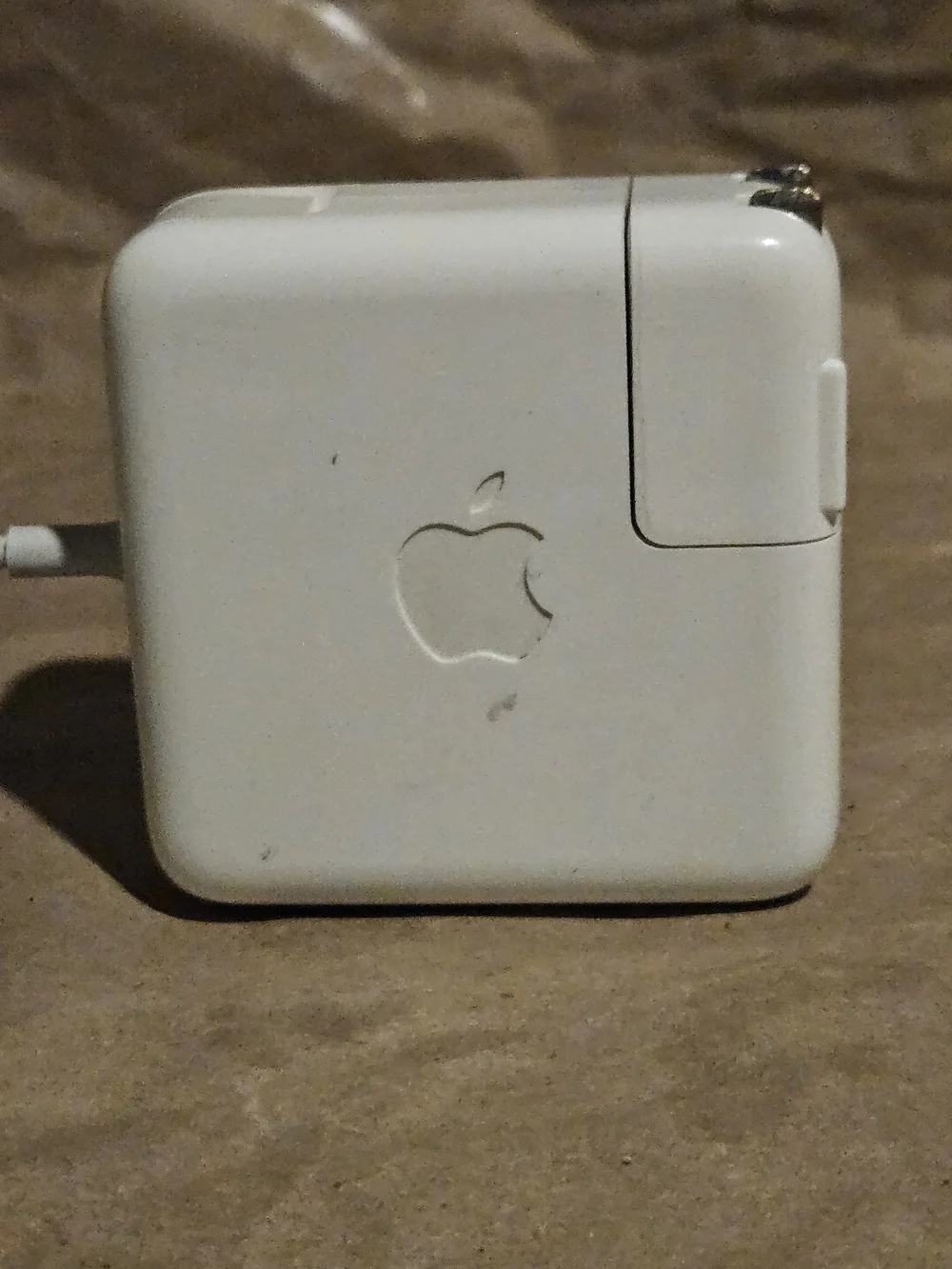 Apple White MagSafe Power Adapter with Attached Cable